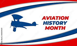 National Aviation History Month graphic